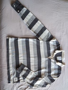 THOM BROWNE 'Black Fleece' HEAVYWEIGHT RUGBY Sz BB5 aka XL+  (Brooks Brothers)
